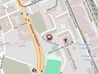 Carte de Fitness Park à Orly