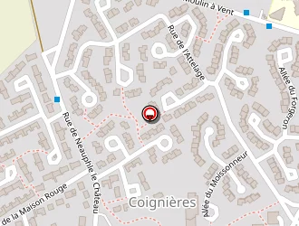 Carte de La Poste à Coignières