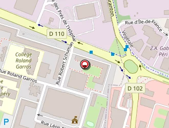 Carte de Bz à Valenton