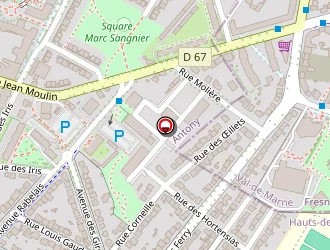 Carte de Simon Catherine à Antony