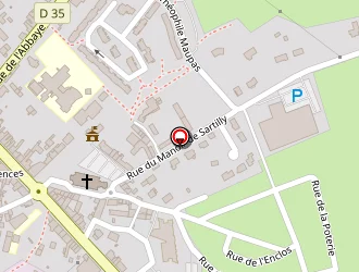 Carte de Maison De Retraite à Sartilly