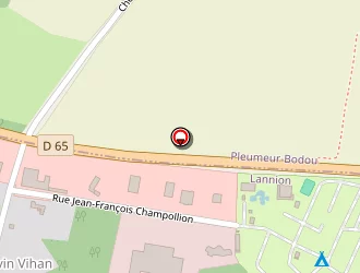 Carte de Camping Les Alizés à Lannion