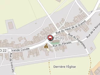 Carte de Ecole à Donnelay