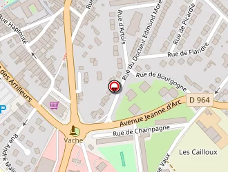 Carte de La Halle Aux Chaussures à Commercy