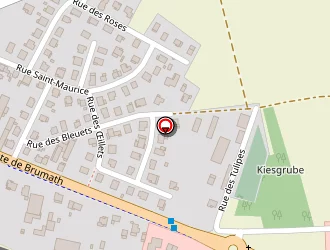 Carte de Screg Est à Mommenheim