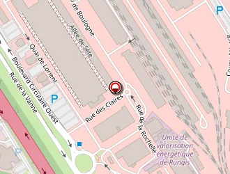 Carte de 123 Interim à Rungis complexe