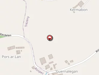 Carte de Guernalegan à Trézény