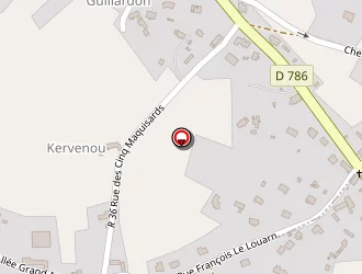 Carte de Menuiserie Des Falaises à Plouézec