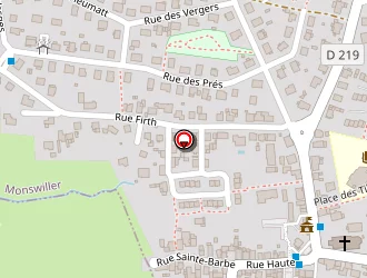 Carte de La Poste à Monswiller