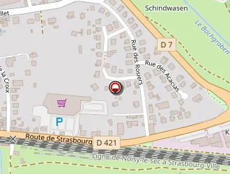 Carte de Supermarchés Match à Hochfelden