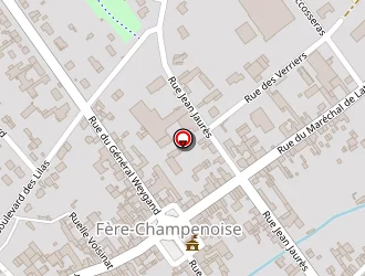 Carte de Café Du Centre à Fère-champenoise