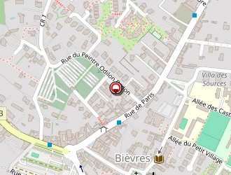 Carte de Cdfip De Bièvres à Bièvres