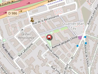 Carte de Bernadat Clement à Antony