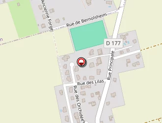 Carte de S Bronne Stuebel à Bernolsheim