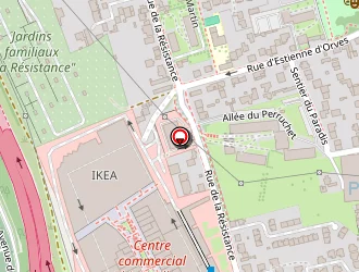 Carte de Décathlon à Thiais