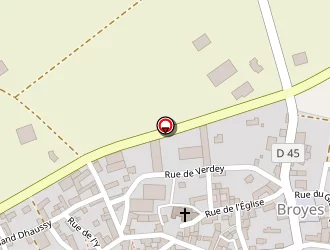 Carte de Laroche Guy à Broyes