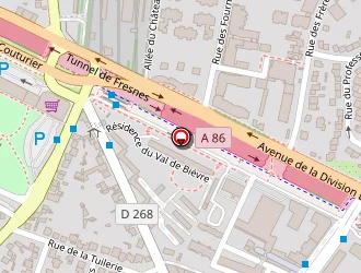 Carte de Supermarché Casino à Fresnes