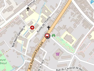 Carte de Supermarché Match à Commercy