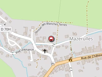 Carte de Toulnet à Mazerulles