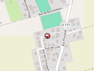 Carte de Péri Est à Bernolsheim