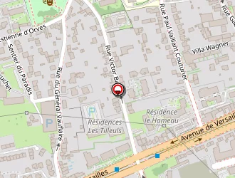 Carte de Medie-com à Thiais