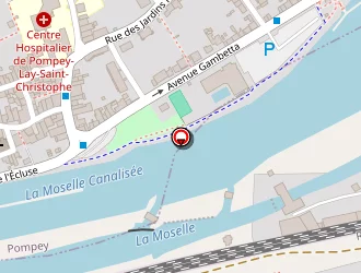 Carte de Rossignol à Frouard