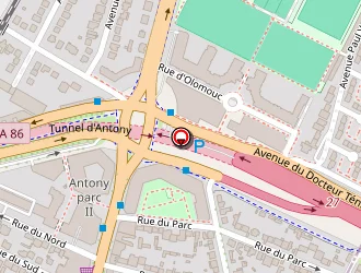 Carte de Sireine Auto Antony à Antony