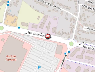 Carte de Picard Surgelés à Maurepas