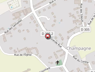 Carte de Laanglois Express à Champagne