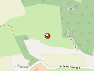 Carte de Bodiou Bernard à Pleumeur-bodou