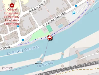 Carte de Hydro Electrique Frouard à Frouard