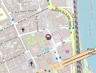 Carte de Cimade Der à Choisy-le-roi