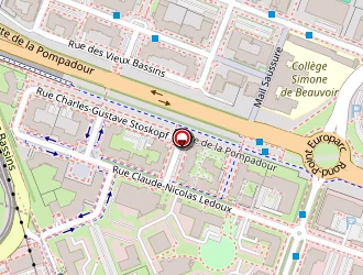 Carte de Laboratoires Precilens à Créteil