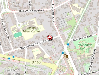 Carte de Institut Du Théatre à Thiais