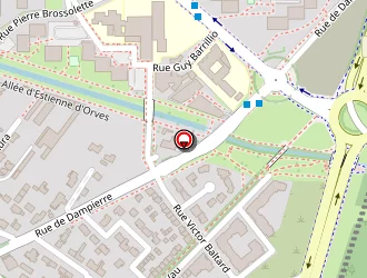 Carte de Bibliobus à Guyancourt