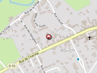 Carte de Ecole à Bourth