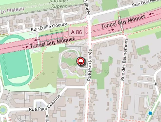 Carte de Collège Albert Camus à Thiais