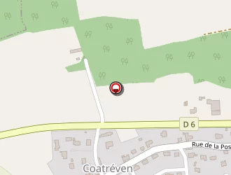 Carte de Agence Postale Communale à Coatréven