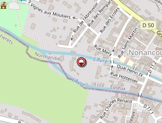 Carte de A.d.m.r (l'association Du Service à Domicile) à Saint-lubin-des-joncherets