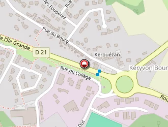 Carte de La Source à Pleumeur-bodou