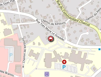 Carte de Hôpital à Paimpol