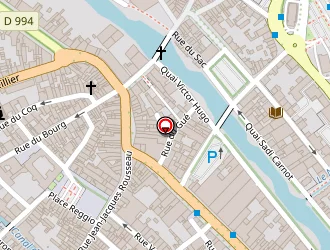 Carte de La Poste à Bar-le-duc