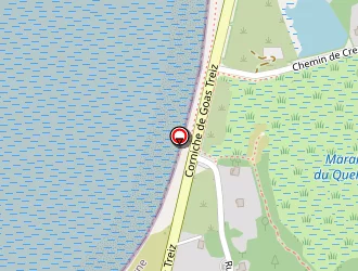 Carte de Ctre Activité De Plongée à Trébeurden