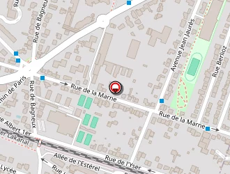 Carte de Centre De Danse Solange Hartmann à Sceaux