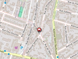 Carte de Intermarché à Bourg-la-reine