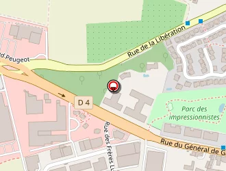 Carte de 4 Pieds à Queue-en-brie (la)