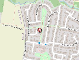 Carte de Courte Paille à Pontault-combault