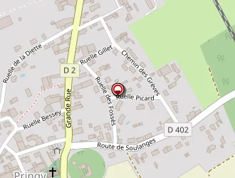 Carte de Urgence (services Locaux) à Pringy