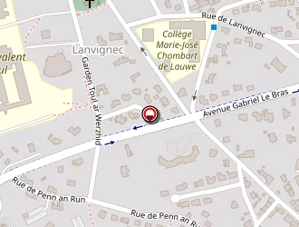 Carte de Lycée Polyvalent Kerraoul à Paimpol