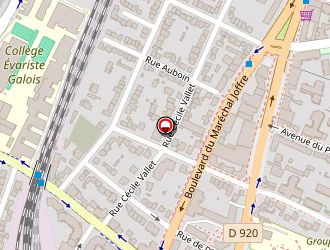 Carte de Daensité à Bourg-la-reine